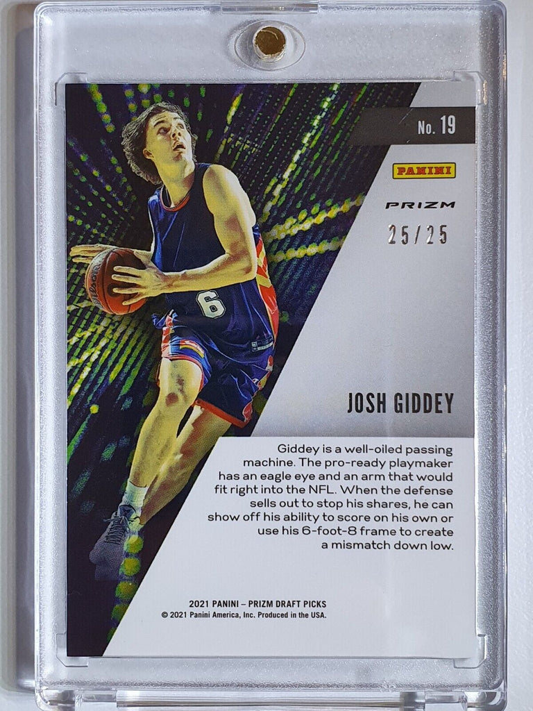 JOSH GIDDEY ROOKIE (GREEN PRIZM) 2021 PANINI PRIZM DRAFT PICKS #17