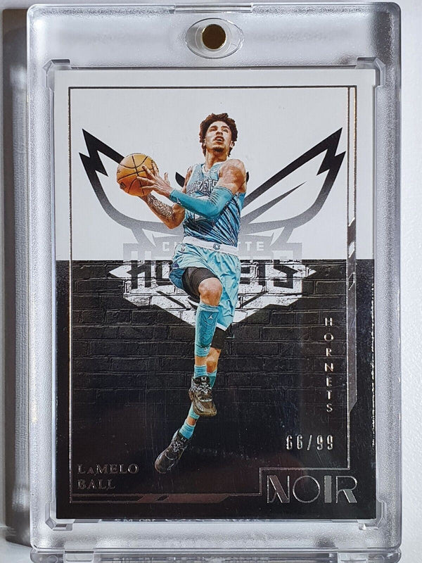 2021 Panini Noir LaMelo Ball #85 ICON Edition /99 - Ready to Grade