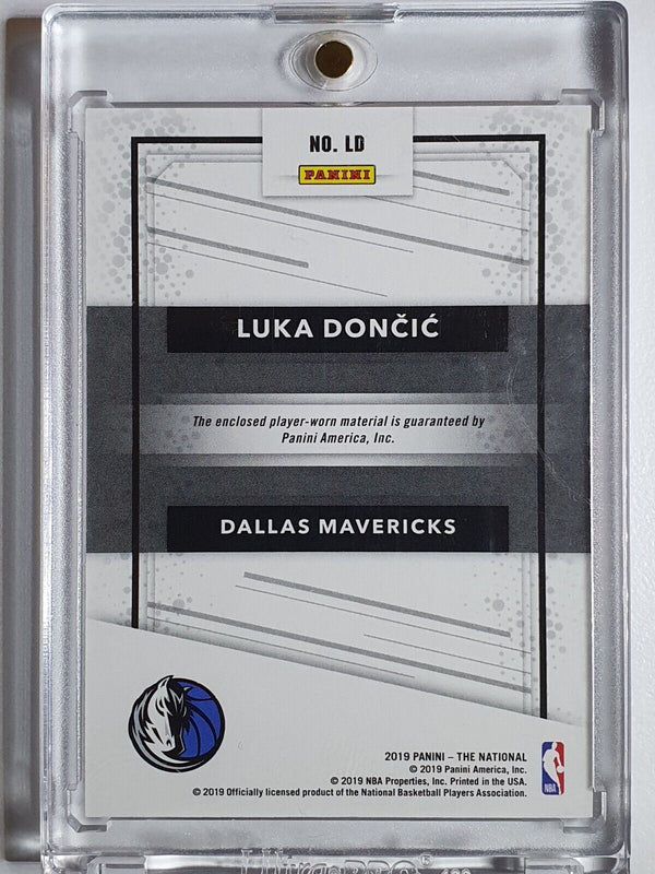 2018-19 Panini Luka Doncic Rookie #PATCH Variation Game Worn Jersey - Rare