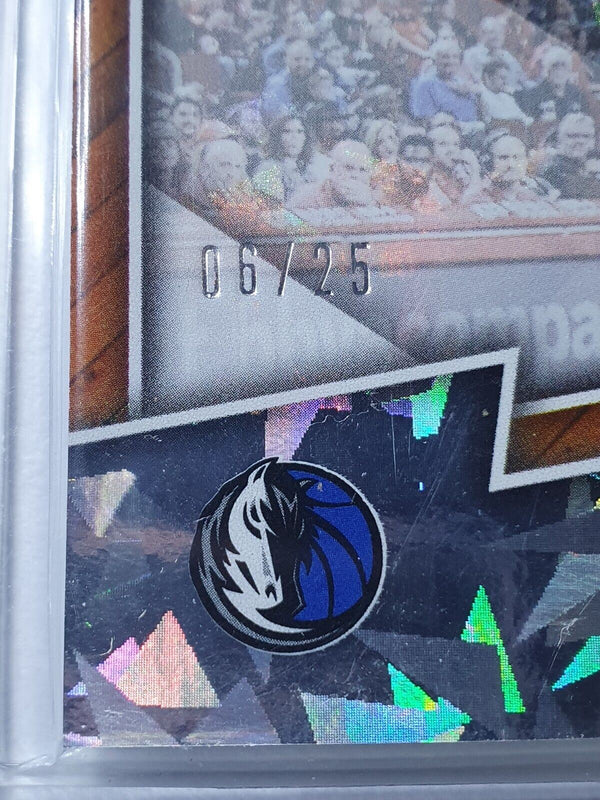 2019 Panini Luka Doncic #PATCH CRACKED ICE /25 Game Worn Jersey - Ready to Grade