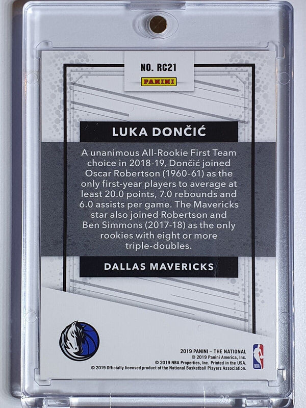 2019 Panini The National Luka Doncic Rookie SILVER FOIL /299 - Ready to Grade