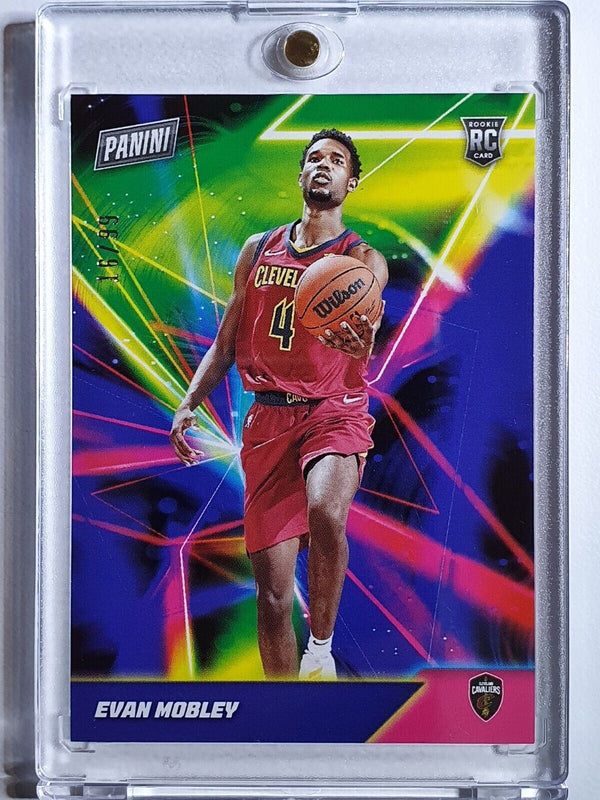 2021 Panini Evan Mobley Rookie NEON GALAXY /99 Player of the Day - Rare