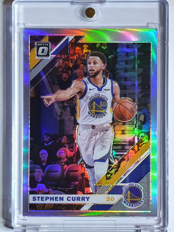 2019 Donruss Optic Stephen Curry #8 SILVER Holo - Ready to Grade