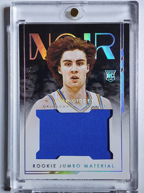 2021 Noir Josh Giddey Rookie #PATCH /99 Jumbo Jersey RC - Rare Gem