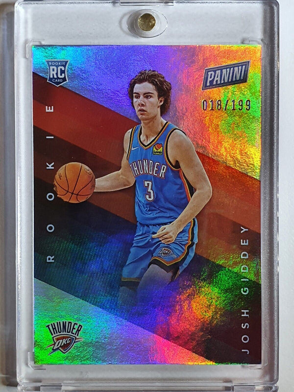 2022 Panini Josh Giddey Rookie #RC6 SILVER HOLO /199 Holo - Ready to Grade