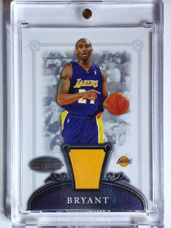 2006 Bowman Kobe Bryant #PATCH Sterling Game Worn Jersey - Ready to Grade