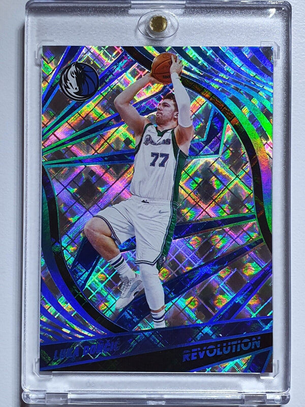 2021 Panini Revolution Luka Doncic #33 COSMIC /99 HOLO - Ready for Grading