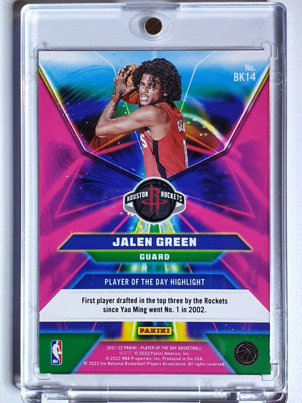 2021 Panini Jalen Green Rookie #BK14 COLOR MATRIX /99 Prizm SP - Ready to Grade