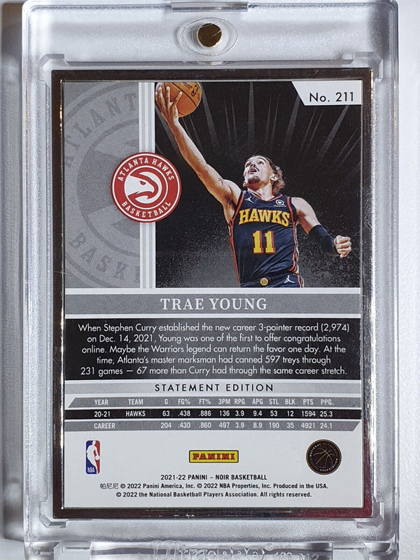 2021 Noir Trae Young METAL FRAME /25 Statement Edition - Ready to Grade