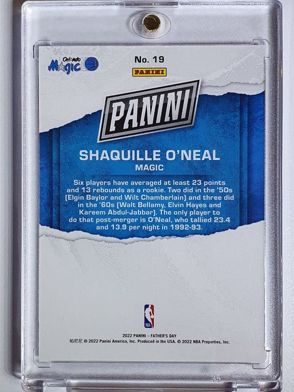 2022 Panini Shaquille O'Neal #19 BLUE /50 Father's Day - Ready to Grade