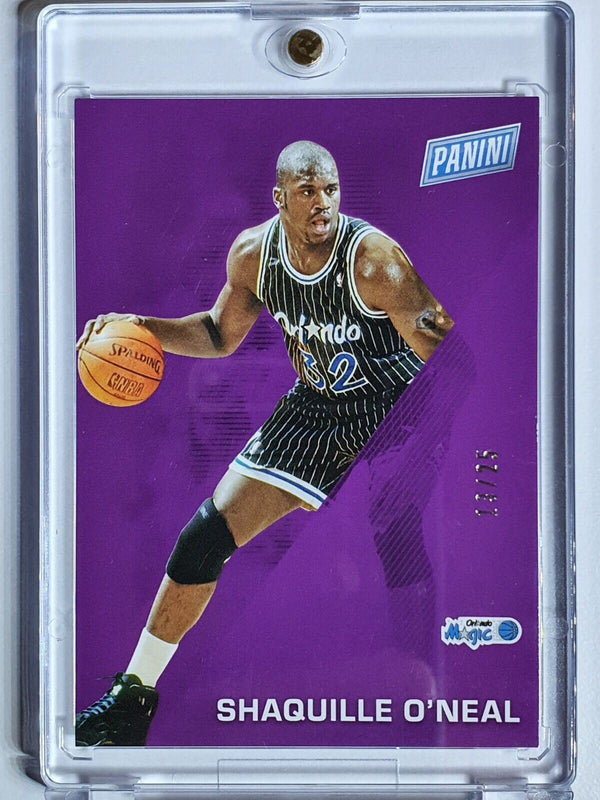 2022 Panini Shaquille O'Neal #19 PURPLE /25 Father's Day - Ready to Grade