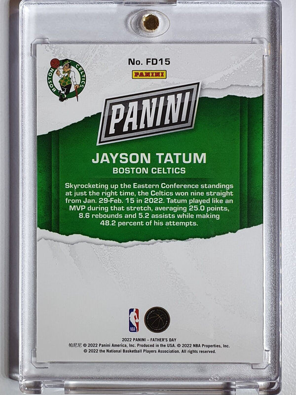 2022 Panini Jayson Tatum #FD15 SILVER FOIL Holo /199 - Ready to Grade