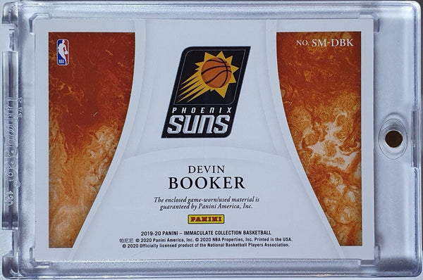 2019 Immaculate Devin Booker #PATCH /49 Game Worn Jersey - Ready to Grade