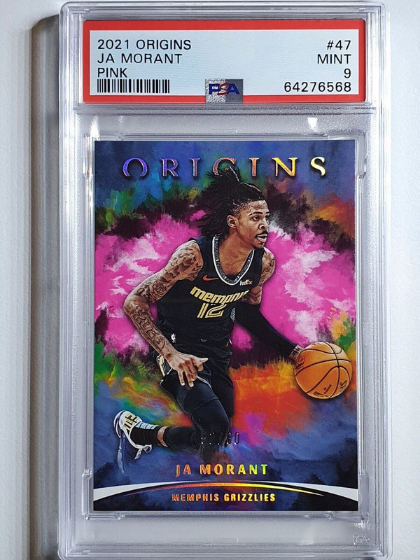 2021 Panini Origins Ja Morant #47 PINK CLOUD /60 - PSA 9 (POP 1)