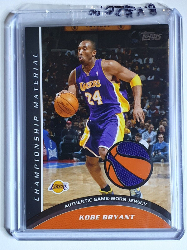 2009 Topps Kobe Bryant #PATCH Game Worn Jersey - Factory Sealed