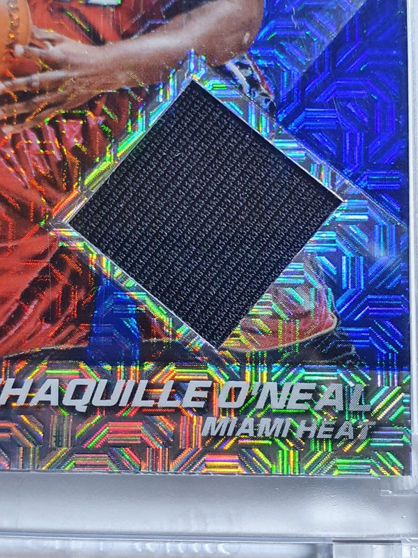 2014 Panini Prizm Shaquille O'Neal #PATCH BLUE MOJO Game Worn Jersey - Rare