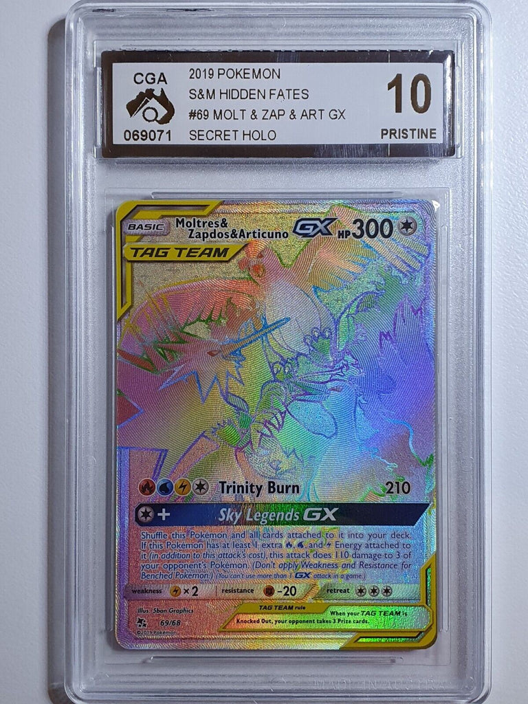 Pokemon LOT x 4 Moltres Zapdos Articuno GX #SM210 #69 #66 #44
