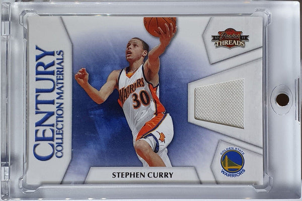 2010 Threads Stephen Curry #PATCH /399 Game Worn Jersey - Rare 2nd Year