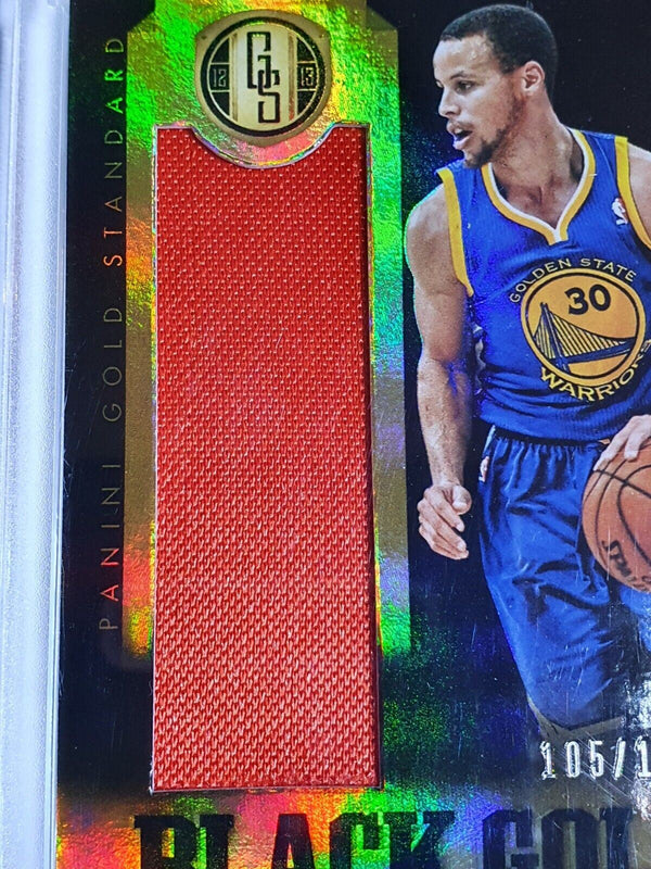 2012 Panini Gold Standard Stephen Curry #PATCH /149 Game Worn Jersey - Rare