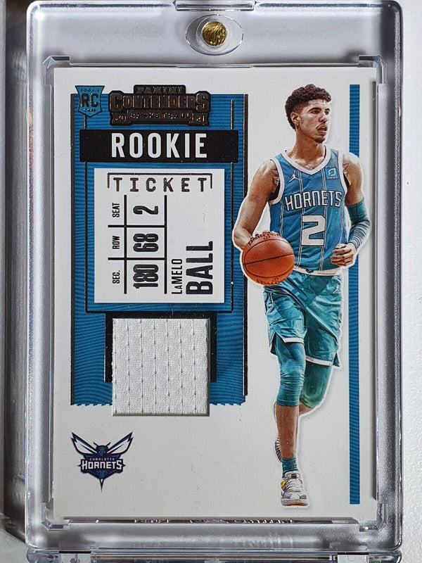 2020 Contenders LaMelo Ball Rookie Swatches #PATCH - Ready to Grade