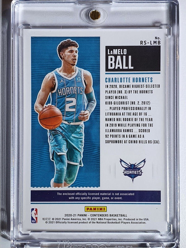 2020 Contenders LaMelo Ball Rookie Swatches #PATCH - Ready to Grade