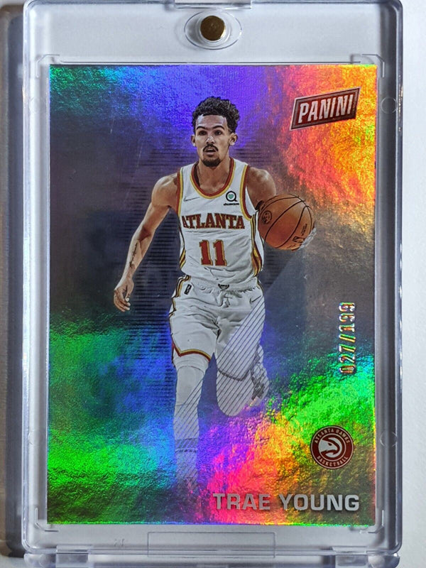 2022 Panini Trae Young #11 SILVER FOIL /199 Father's Day - Ready to Grade