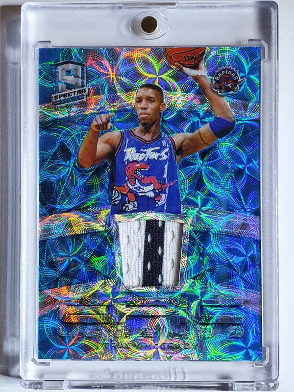 2018 Spectra Tracy McGrady #PATCH NEON BLUE /49 Game Worn Jersey - Rare