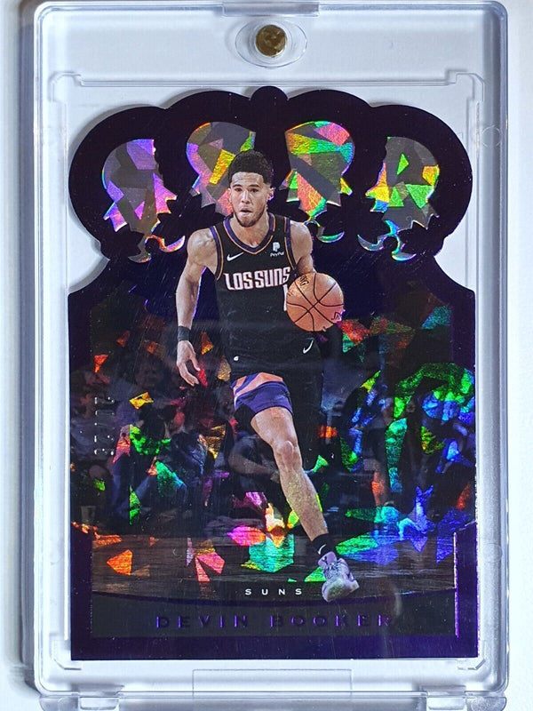 2021 Crown Royale Devin Booker #19 PURPLE CRYSTAL /25 Die Cut - Ready to Grade