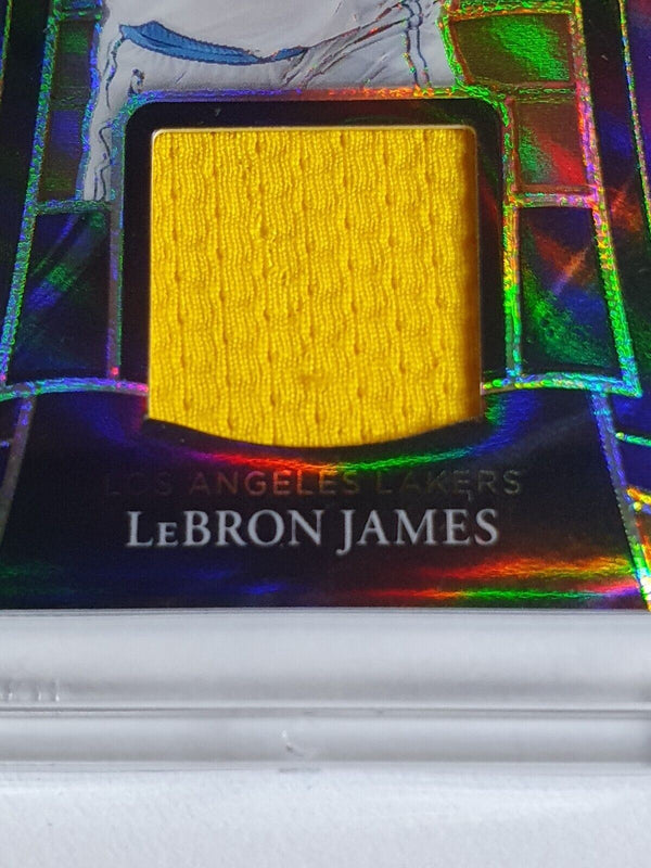 2020 Select LeBron James #PATCH COPPER /49 Game Worn Jersey - Ready to Grade