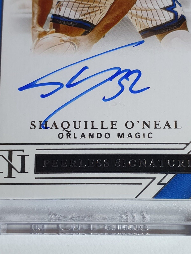 2020 National Treasures Shaquille O'Neal AUTO /25 Peerless 2020 National Treasures Shaquille O'Neal AUTO /25 Peerless