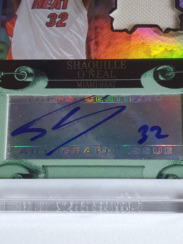 2007 Topps Echelon Shaquille O'Neal AUTO DUAL PATCH /99 - Ready for Grading