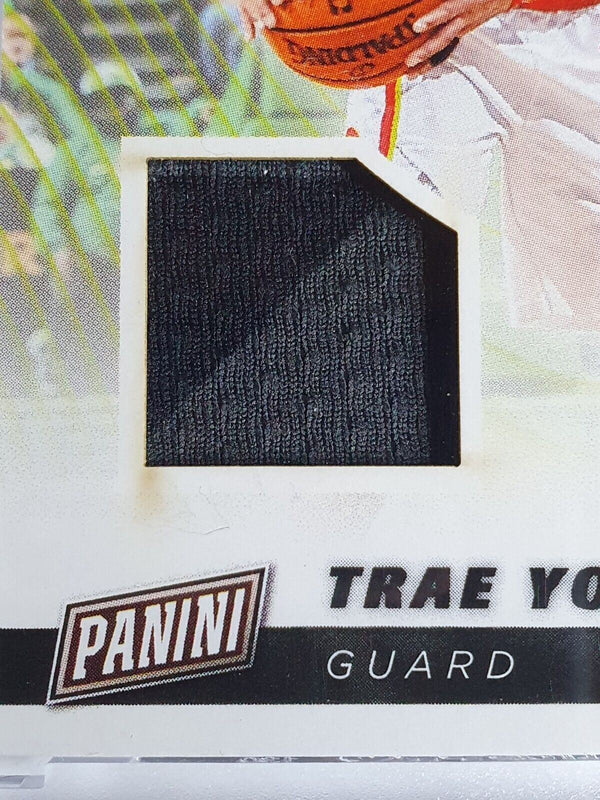 2019 Panini Trae Young #PATCH /50 Player Worn 2 Color Jersey - Ready to Grade