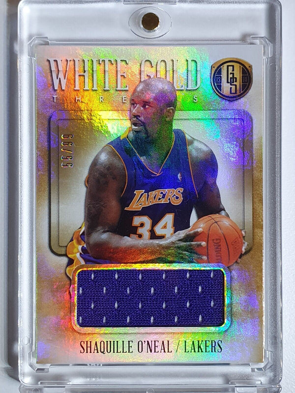 2013 Gold Standard Shaquille O'Neal #PATCH /99 Game Worn Jumbo Jersey - Rare