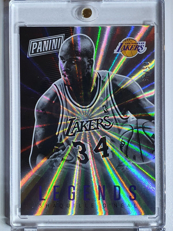 2017 Panini National Shaquille O'Neal RAINBOW SPOKES /49 HOLO - Rare