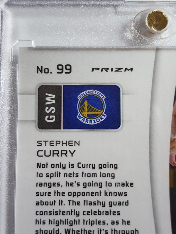 2020 Spectra Stephen Curry #99 GREEN Prizm - Ready to Grade