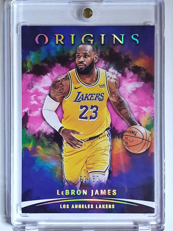 2021 Panini Origins LeBron James #6 PINK CLOUD /60 - Ready for Grading