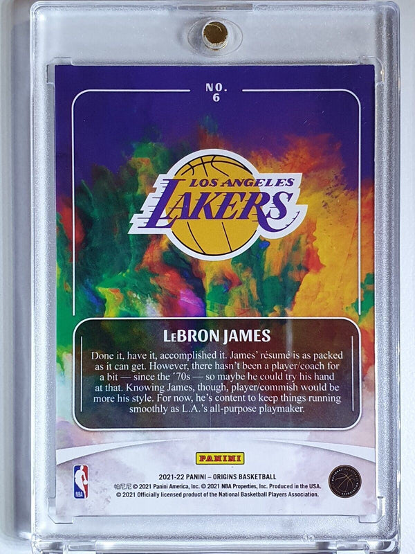 2021 Panini Origins LeBron James #6 PINK CLOUD /60 - Ready for Grading