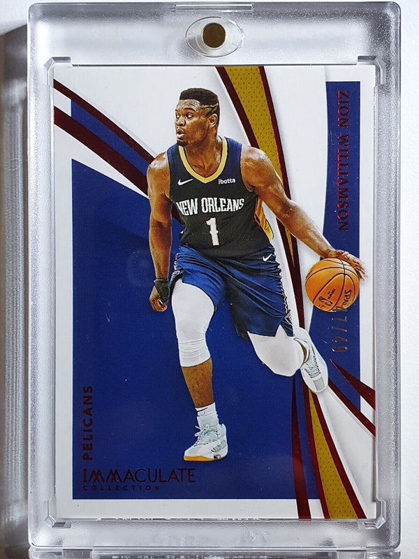 2020 Panini Immaculate Zion Williamson #88 RED /49 Edition - Ready to Grade