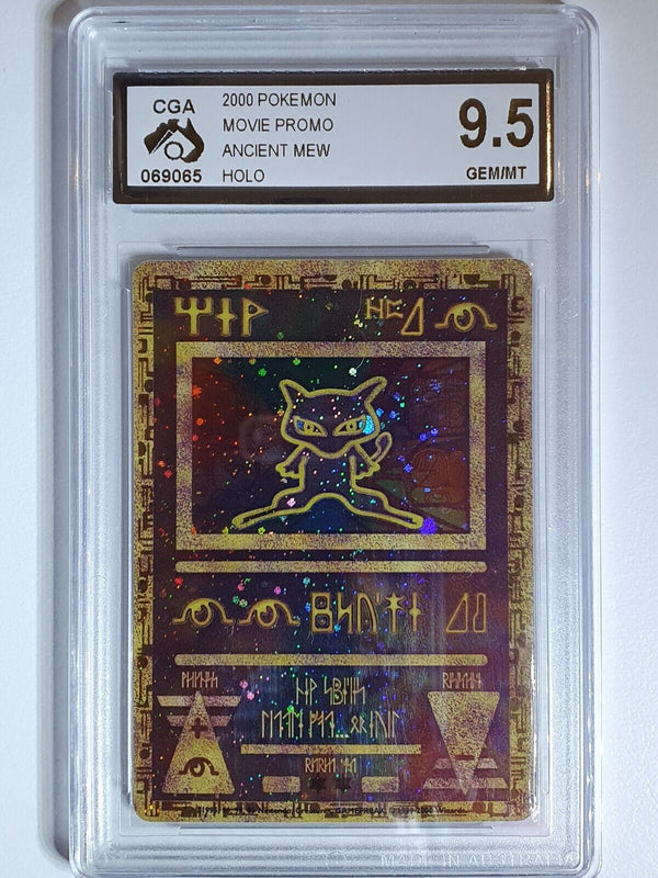 2000 Pokemon Movie Promo Ancient Mew HOLO - CGA 9.5