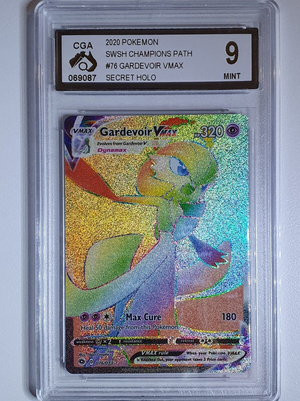 Pokemon Gardevoir Vmax 076/073 Secret Champion's Path - CGA 9