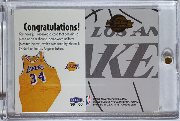 Shaquille O'Neal 2000 Game Worn Jersey Piece for Sale in