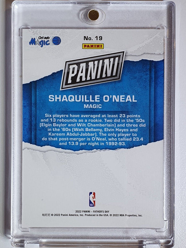 2022 Panini Shaquille O'Neal #19 RED /99 Prizm Father's Day - Rare