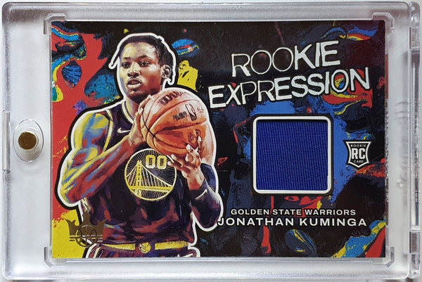 2021 Panini Court Kings Jonathan Kuminga #PATCH Rookie Expression Jersey - Rare