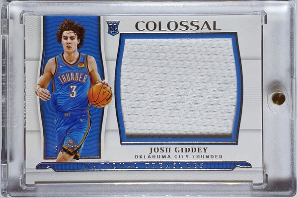 2021 National Treasures Josh Giddey Rookie #PATCH /99 Colossal Jersey - Rare