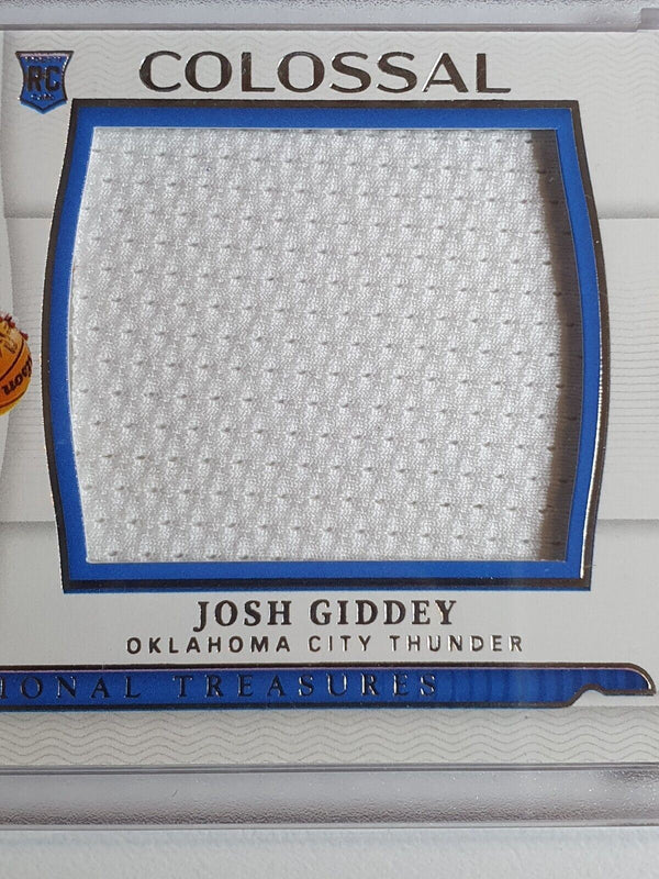 2021 National Treasures Josh Giddey Rookie #PATCH /99 Colossal Jersey - Rare