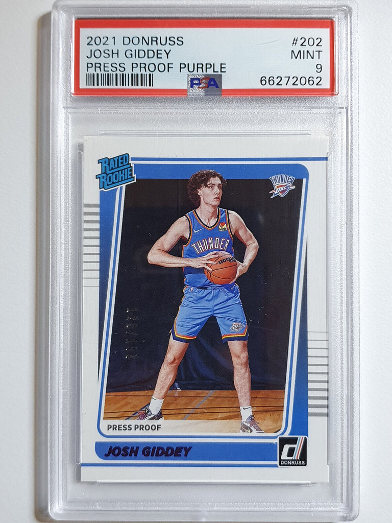 2021 Donruss Josh cheapest Giddey Rated Rookie psa 10