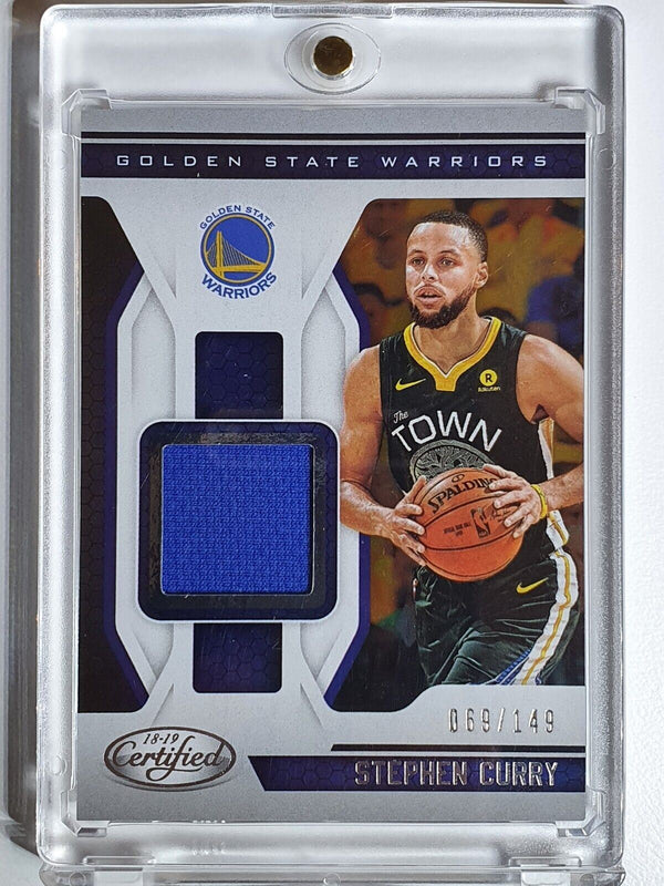 2018 Certified Stephen Curry #PATCH /149 Worn Jersey - Ready to ...