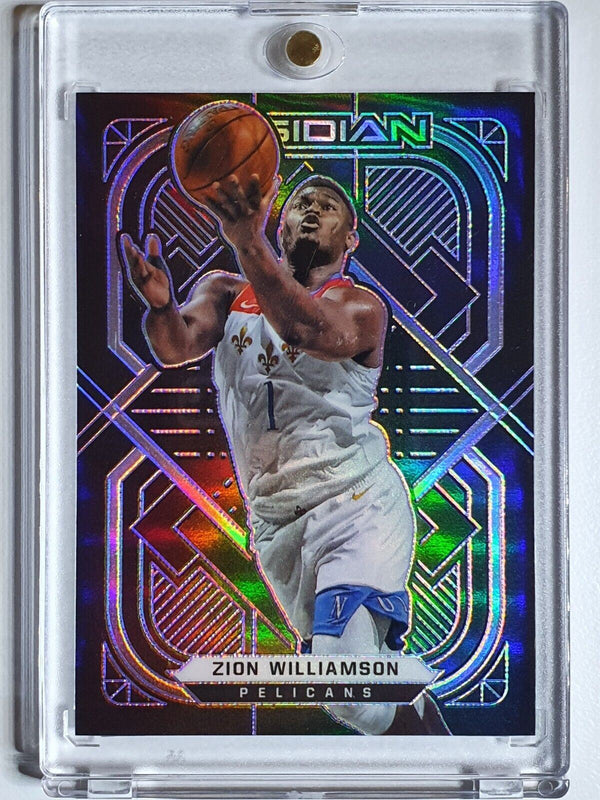 2020 Obsidian Zion Williamson ELECTRIC ETCH PURPLE /99 Holo - Rare