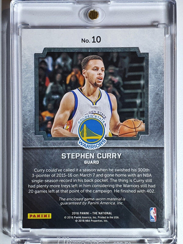 2016 Panini National Stephen Curry #PATCH DIAMOND AWE /49 - Rare