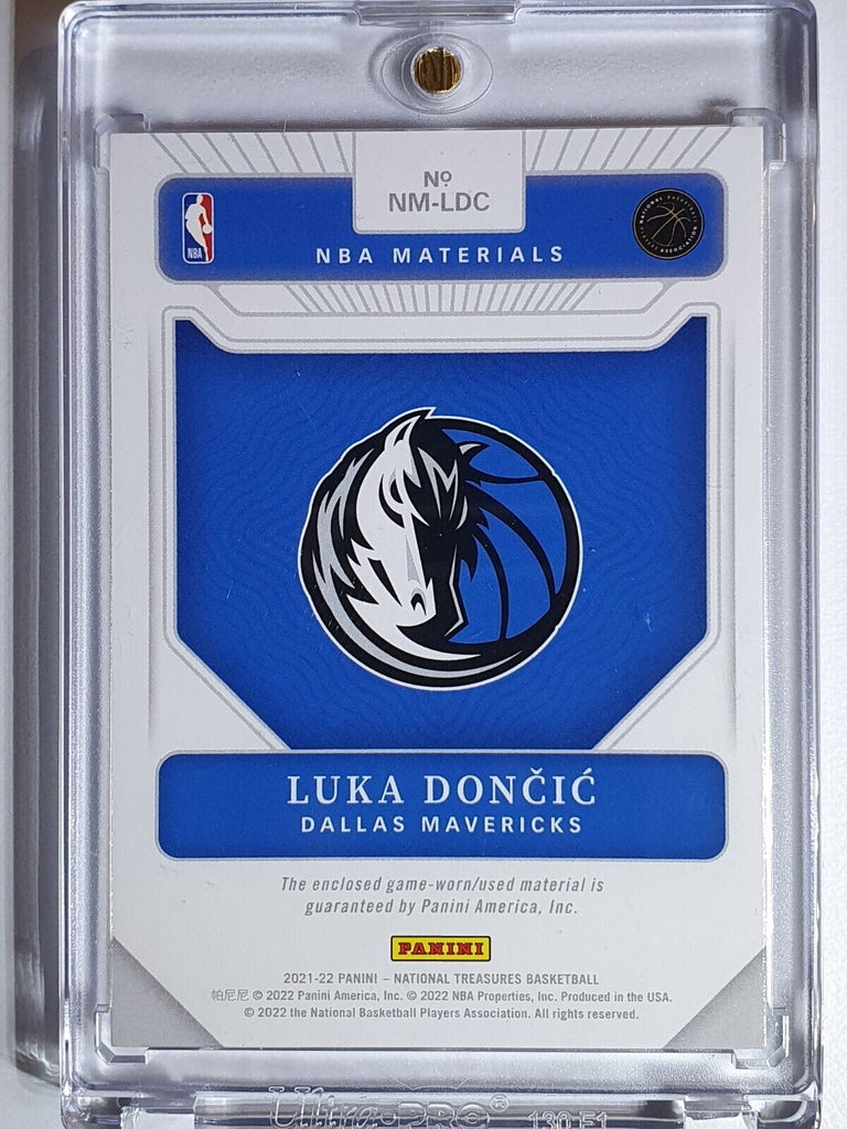 2021 Panini National Treasures Luka Doncic #PATCH /99 Game Worn